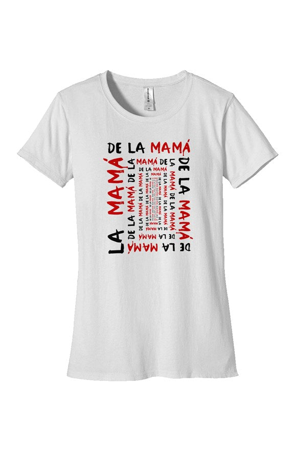 La Mama Womens T Shirt (white)