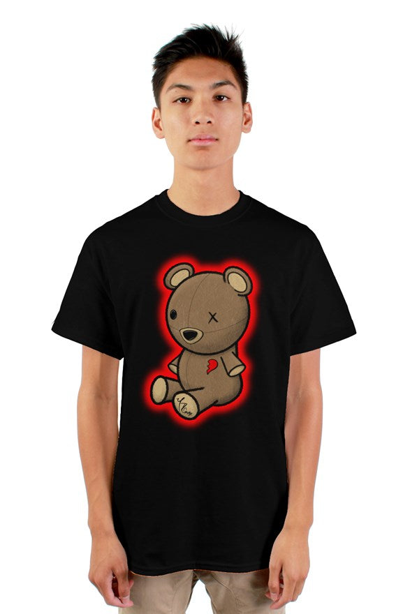 Missing Piece Teddy mens tshirt (black)