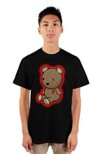 Load image into Gallery viewer, Missing Piece Teddy mens tshirt (black)
