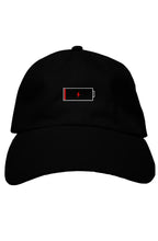 Load image into Gallery viewer, Dead Battery dad hat (black)
