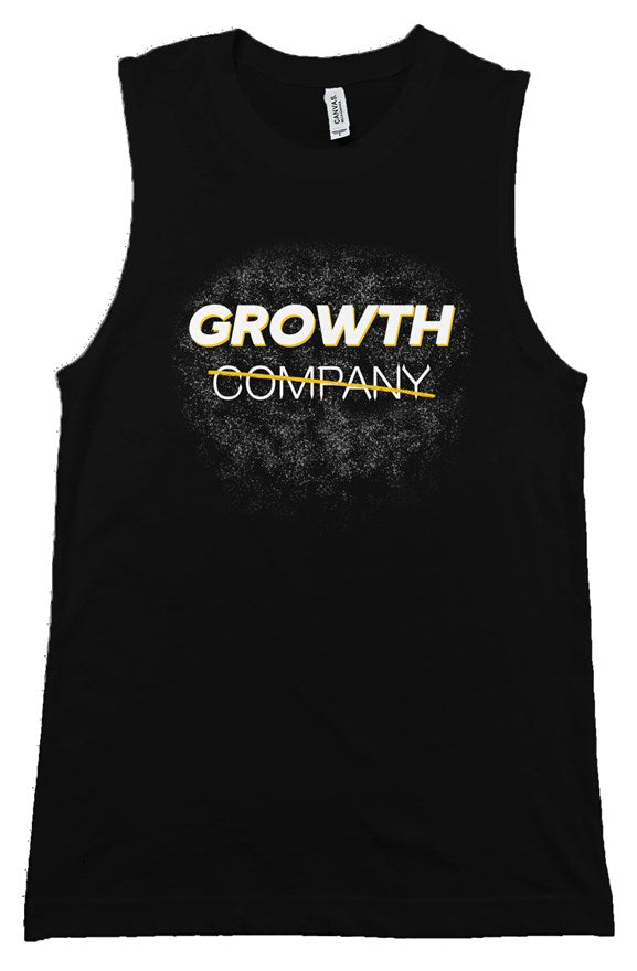 Growth Over Company muscle tank (unisex/black)