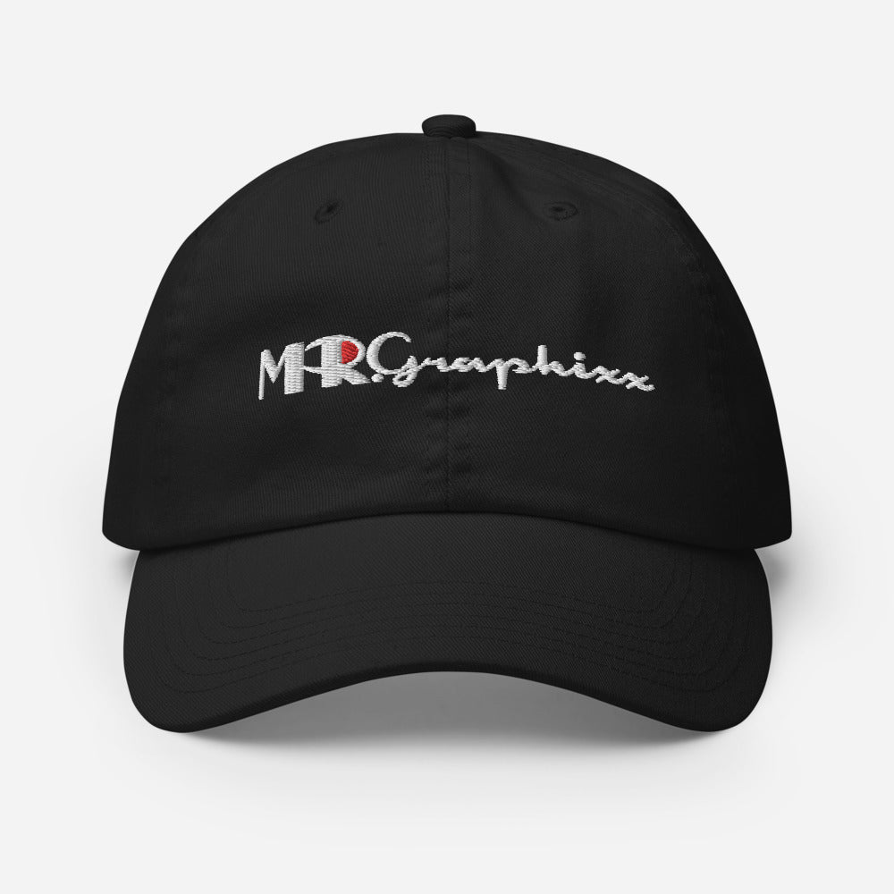 MR.Graphixx Champion Dad Hat (Black/Grey)