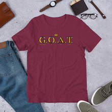 Load image into Gallery viewer, G.O.A.T. Unisex T-Shirt (Gold Fill)
